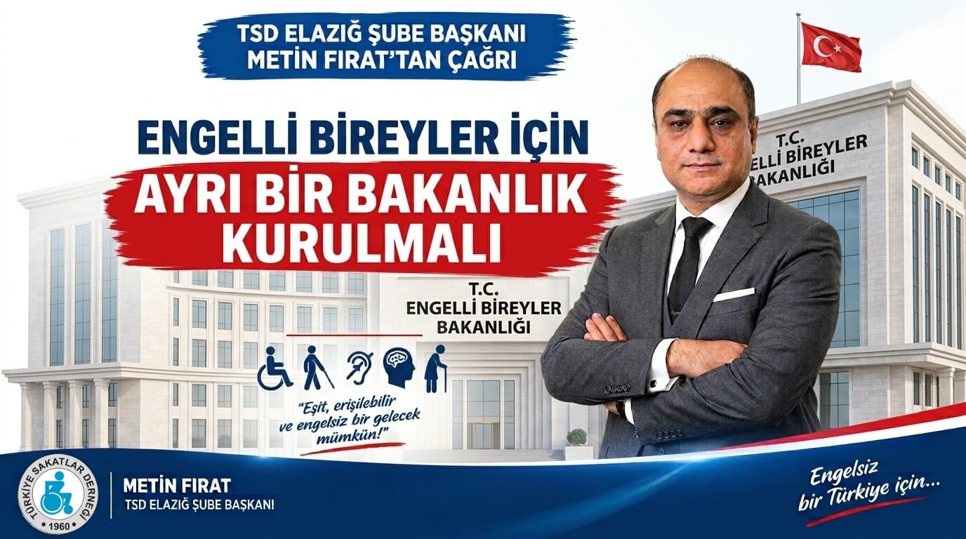 “Engelli Bireyler İçin Ayrı Bir Bakanlık Kurulmalı”