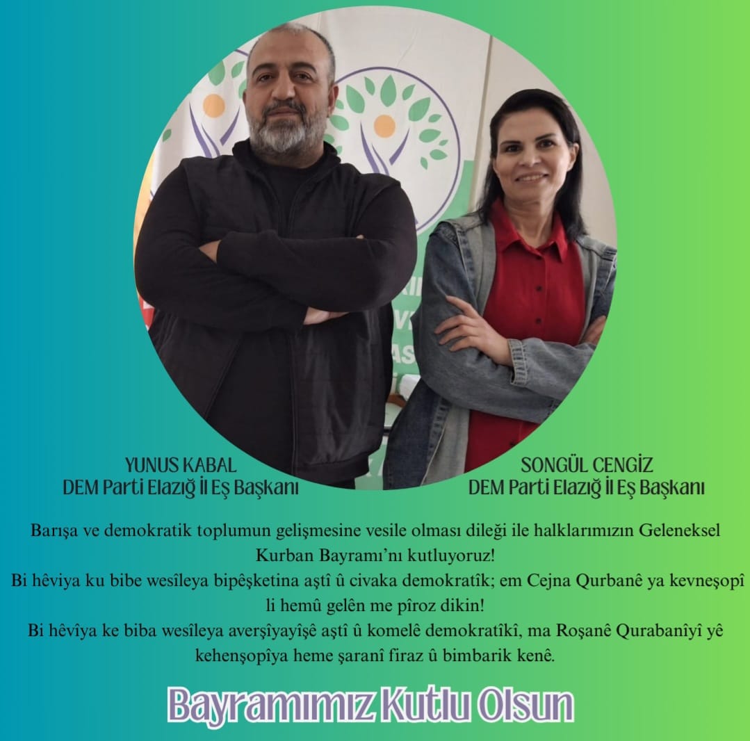 DEM Parti Bütün Halkların Bayramını Kutladı