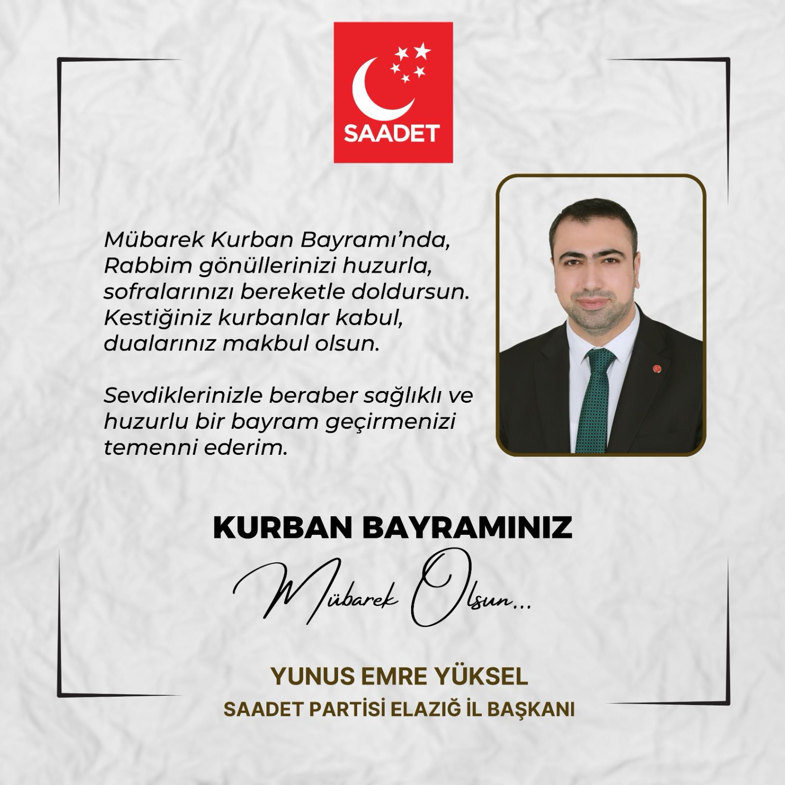 Saadet Partisi’nden  Anlamlı Kutlama