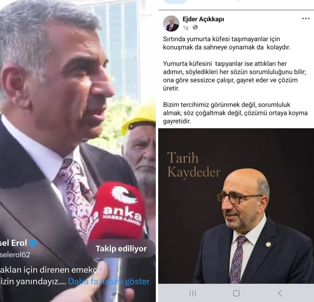 Erol İşçinin Hakkını Savunurken Açıkkapı Küfesindeki Yumurtaları Dert Edindi