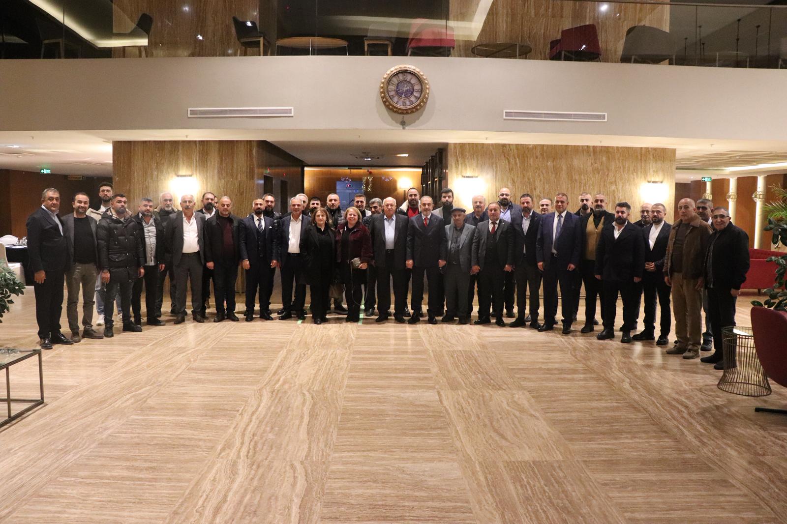 Başkan Alan İle Bir Araya Gelen  İş İnsanlarından Sağlampınar’a Yoğun İlgi